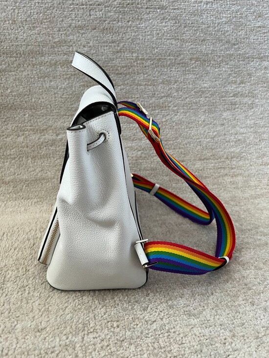 Kate Spade Darcy Flap Pride Rainbow Pebbled Leather Backpack main image 8